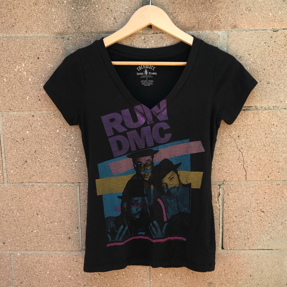 Run DMC V-Neck Tee